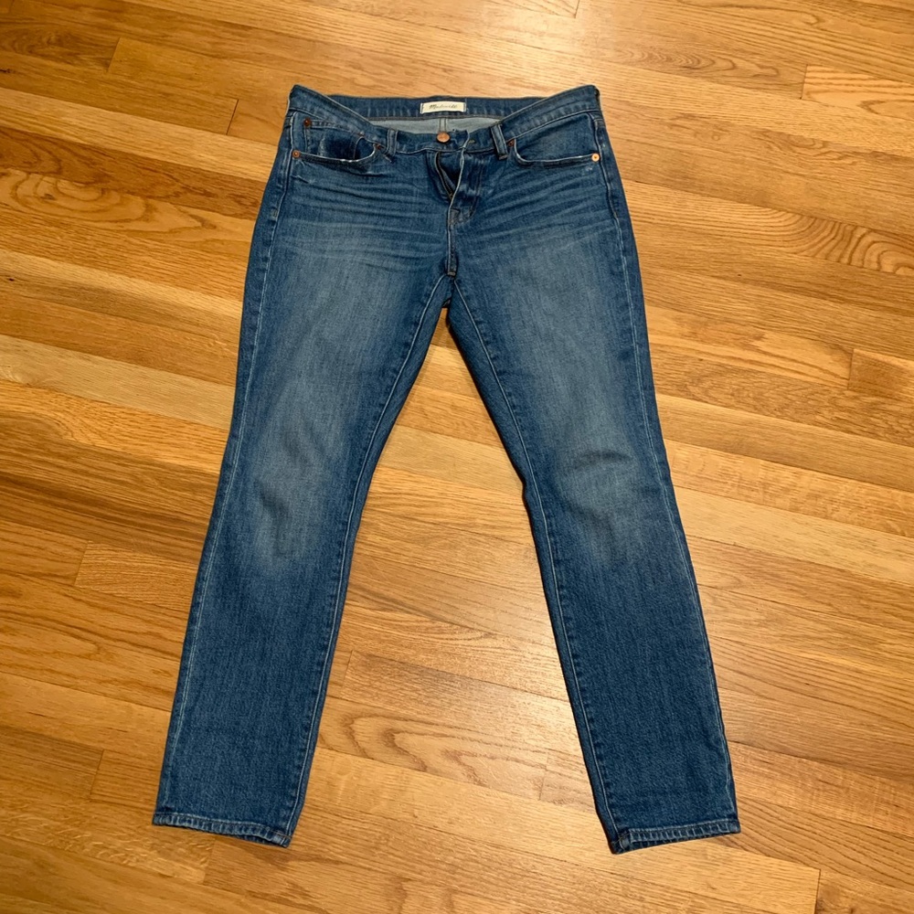 Madewell slim boy jeans medium wash